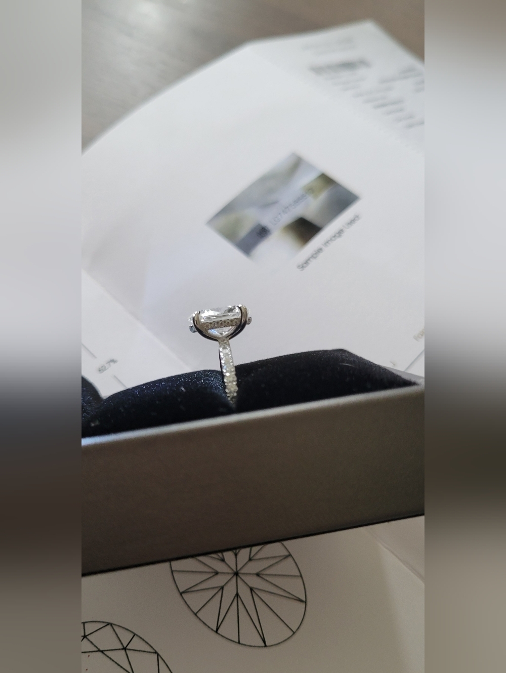 New 3ct Outstanding IGI Certified Lab Grown Diamond, 14k White Gold - Picture 5 of 12